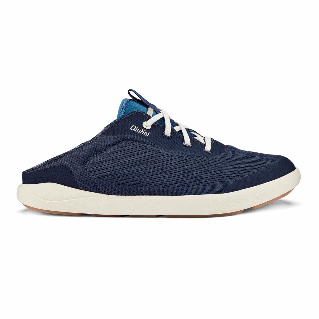 Zapatos Olukai Moku Pae - Zapatillas Hombre Azules 20497-605